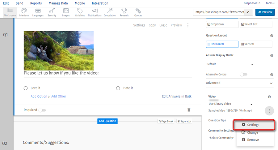 Survey Software Help Image